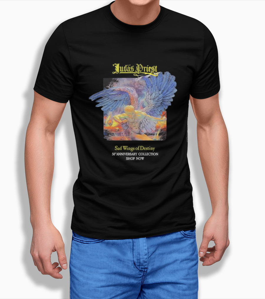 Judas Priest Sad Wings Of Destiny 50th Anniversary Collection T-Shirt