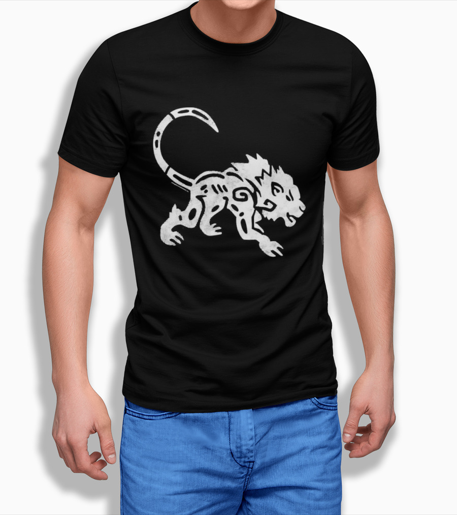 Wizard101 Hidden Temple Jaguars Embroidered White Jaguar T-Shirt