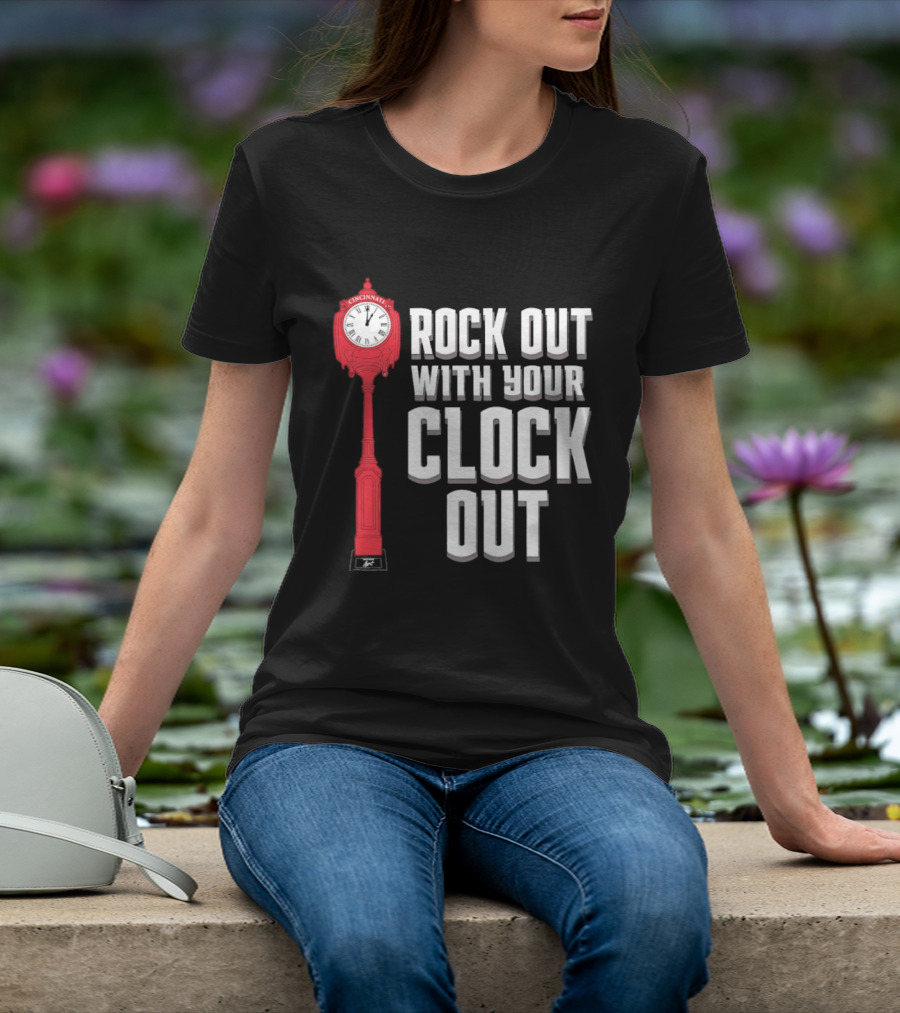 Rock Out With Your Clock Out Cincinnati Tower T-Shirt