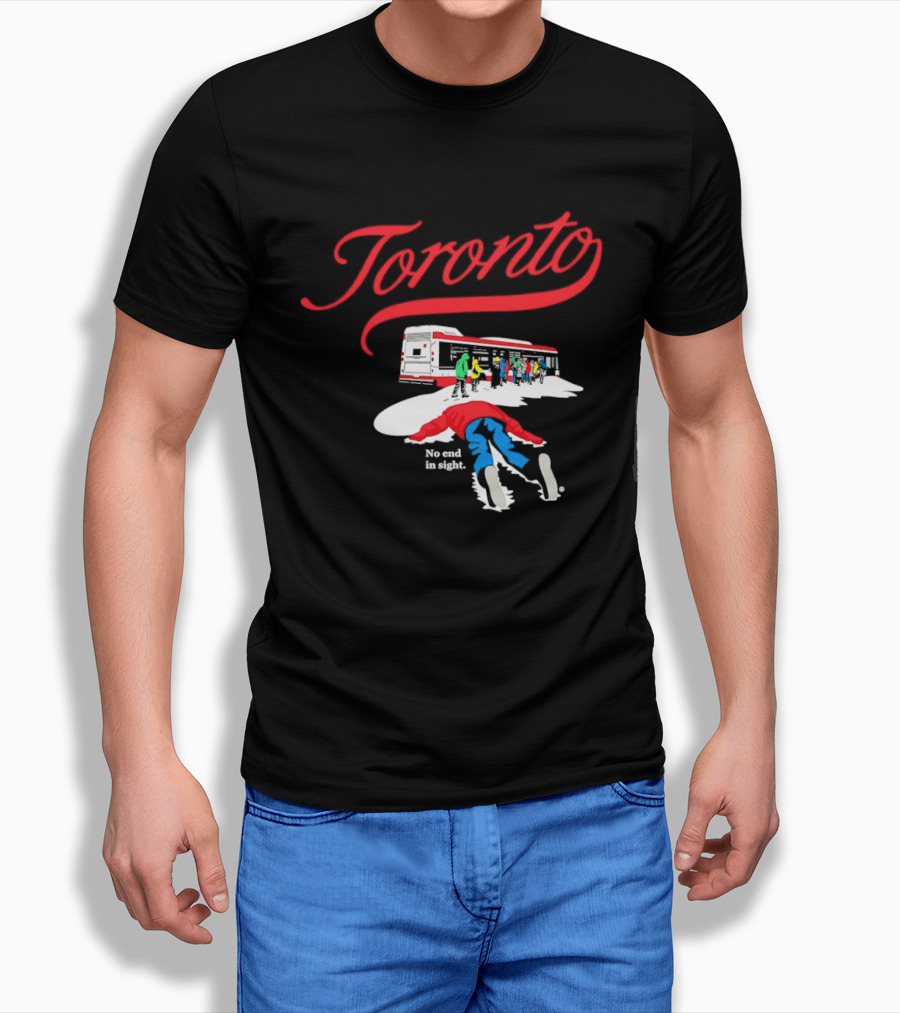 Toronto Transit Commission Bus No End In Sight T-Shirt