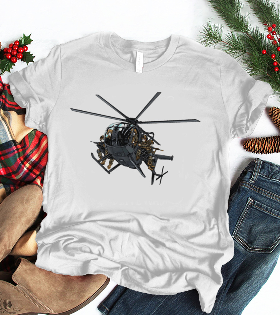 Anime Assault Tactical Helicopter Cartoon Troops T-Shirt