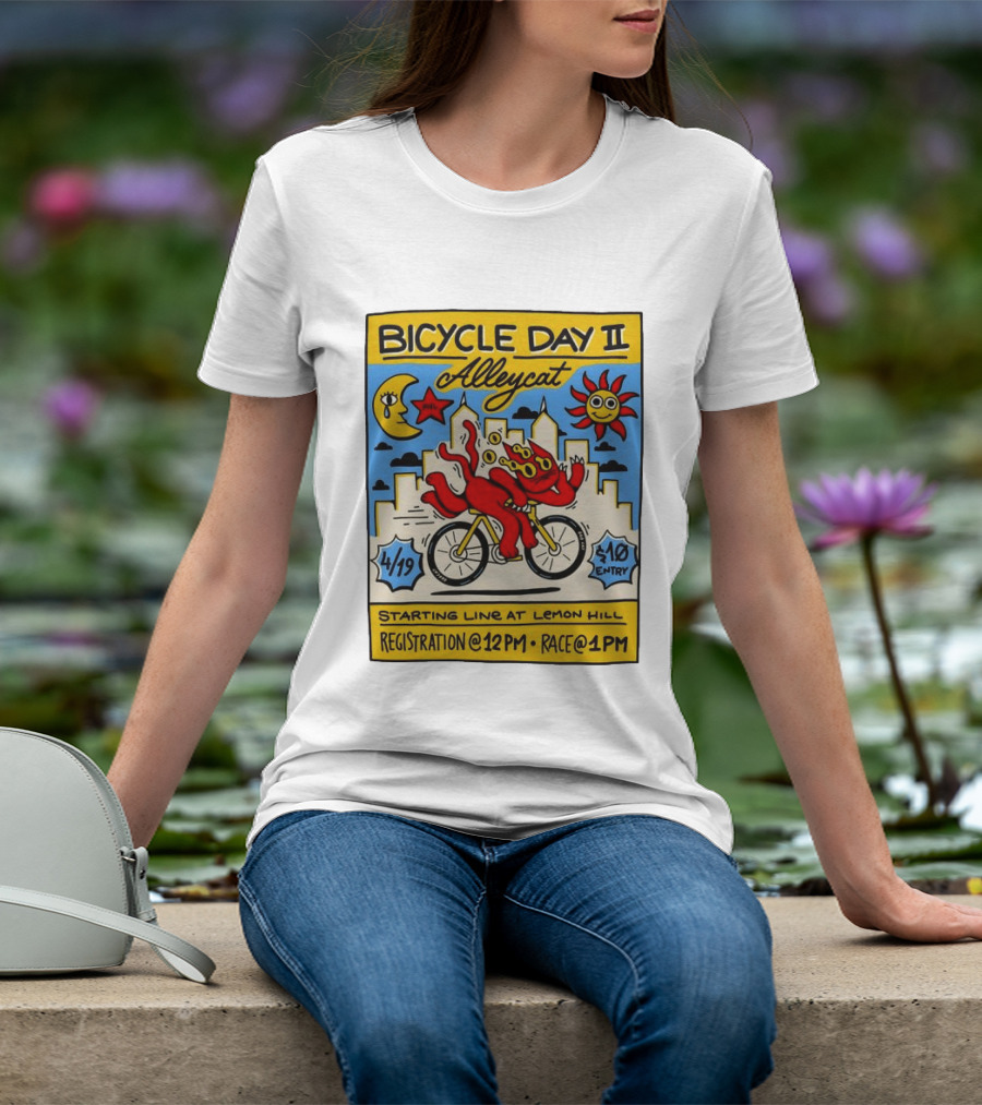 Bicycle Day II Alleycat Race Lemon Hill 4/19 Registration 12 PM Race 1 PM T-Shirt