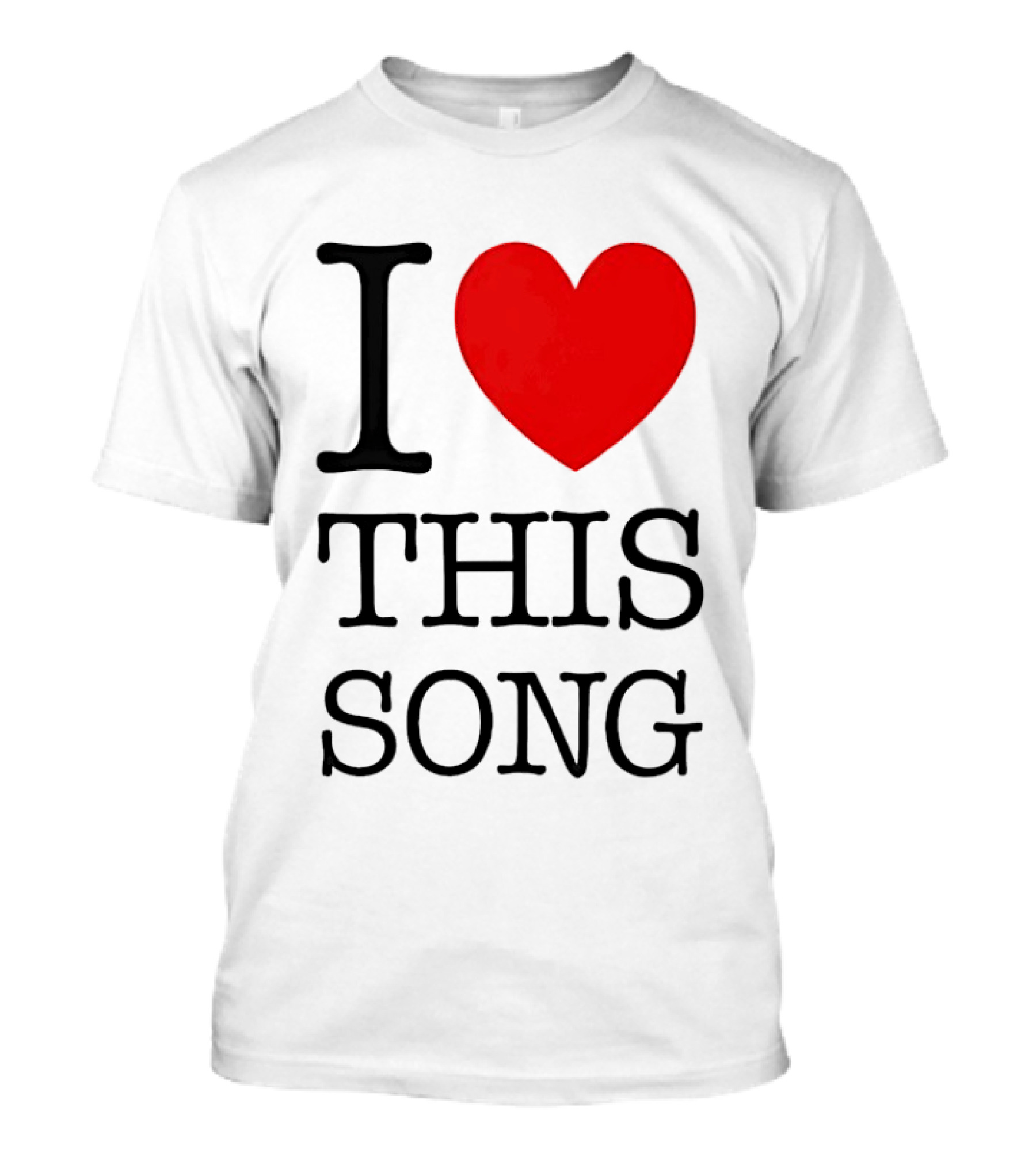 I Heart This Song Music Lover Enthusiast Trendy T-Shirt