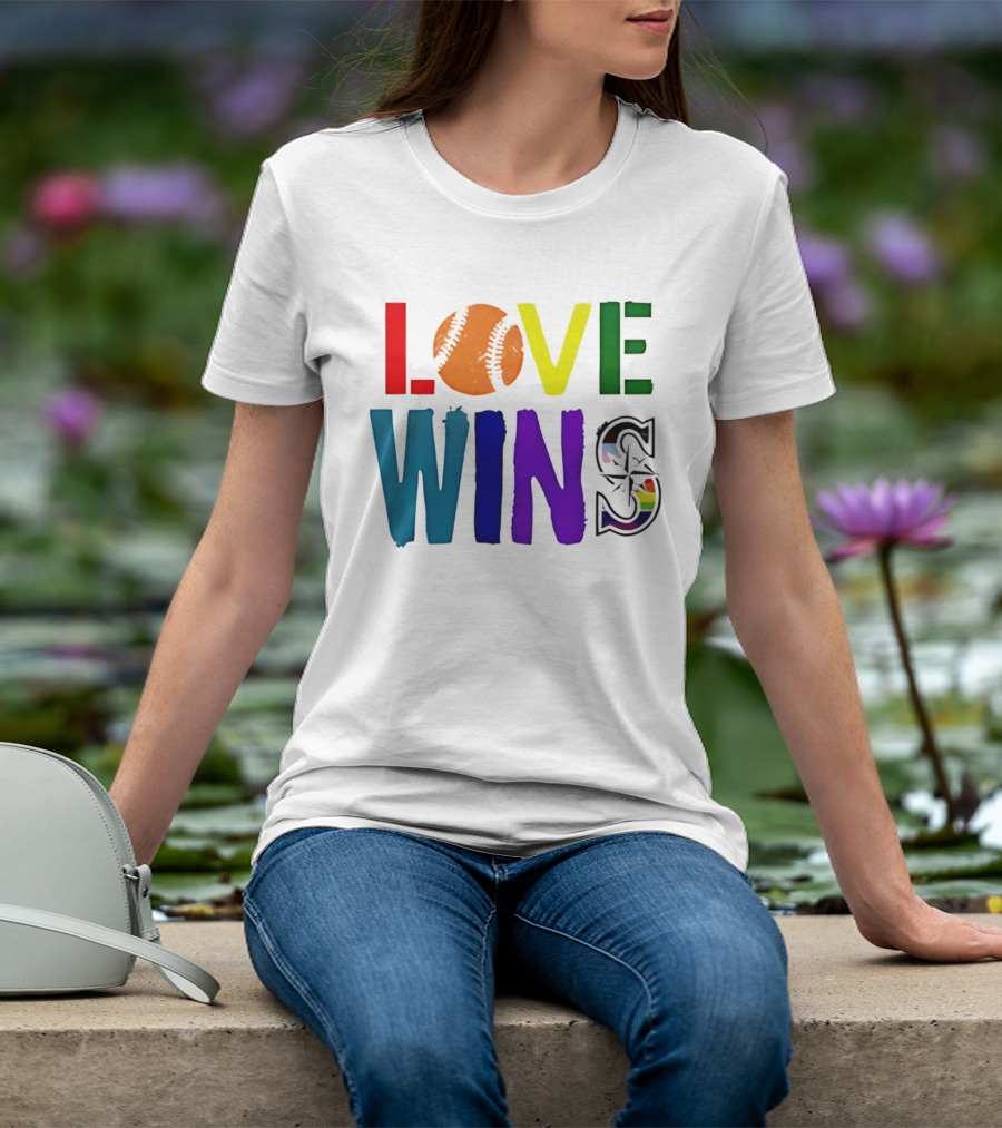 Seattle Mariners Love Wins Spirit Day 2026 T-Shirt