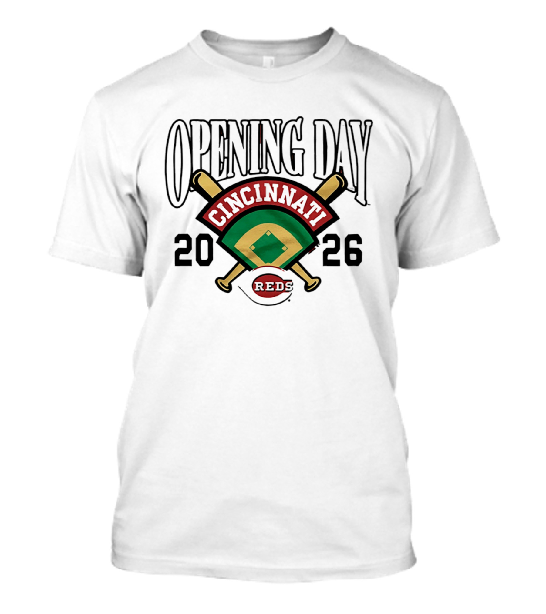Opening Day 2026 Cincinnati Reds Baseball Event T-Shirt
