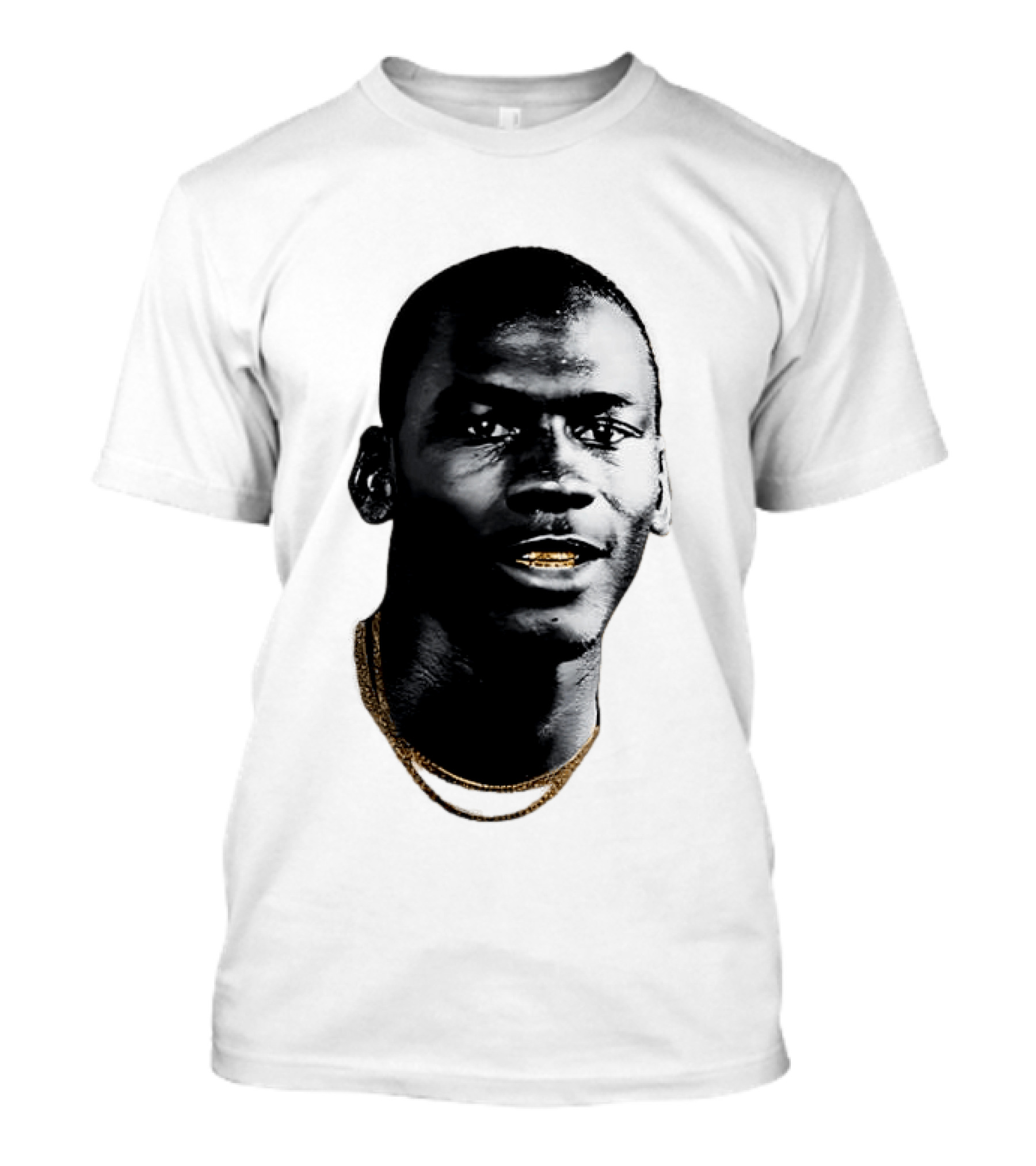 Michael JD Gold Teeth Grill Face T-Shirt