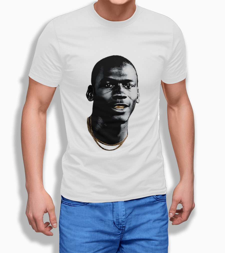 Michael JD Gold Teeth Grill Face T-Shirt