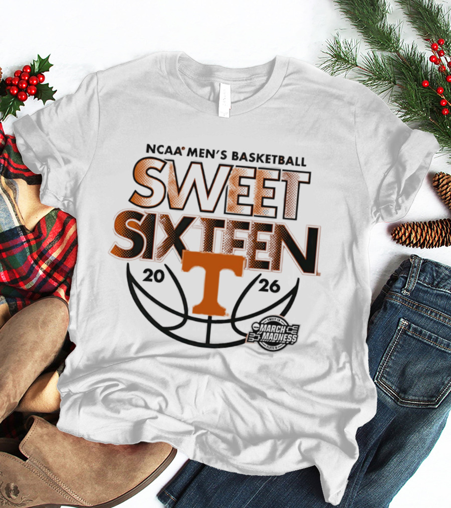 NCAA Men's Basketball 2026 Tennessee Sweet Sixteen March Madness T-Shirt