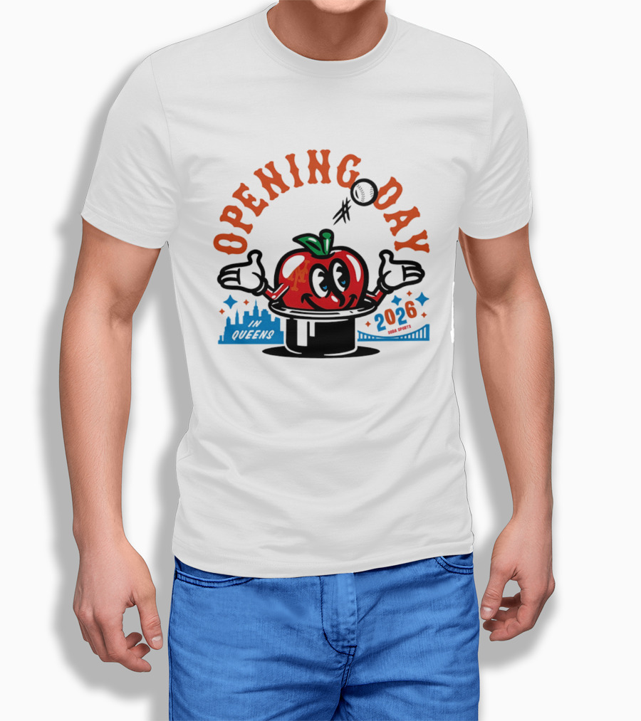 New York Mets Opening Day 2026 Queens Baseball T-Shirt