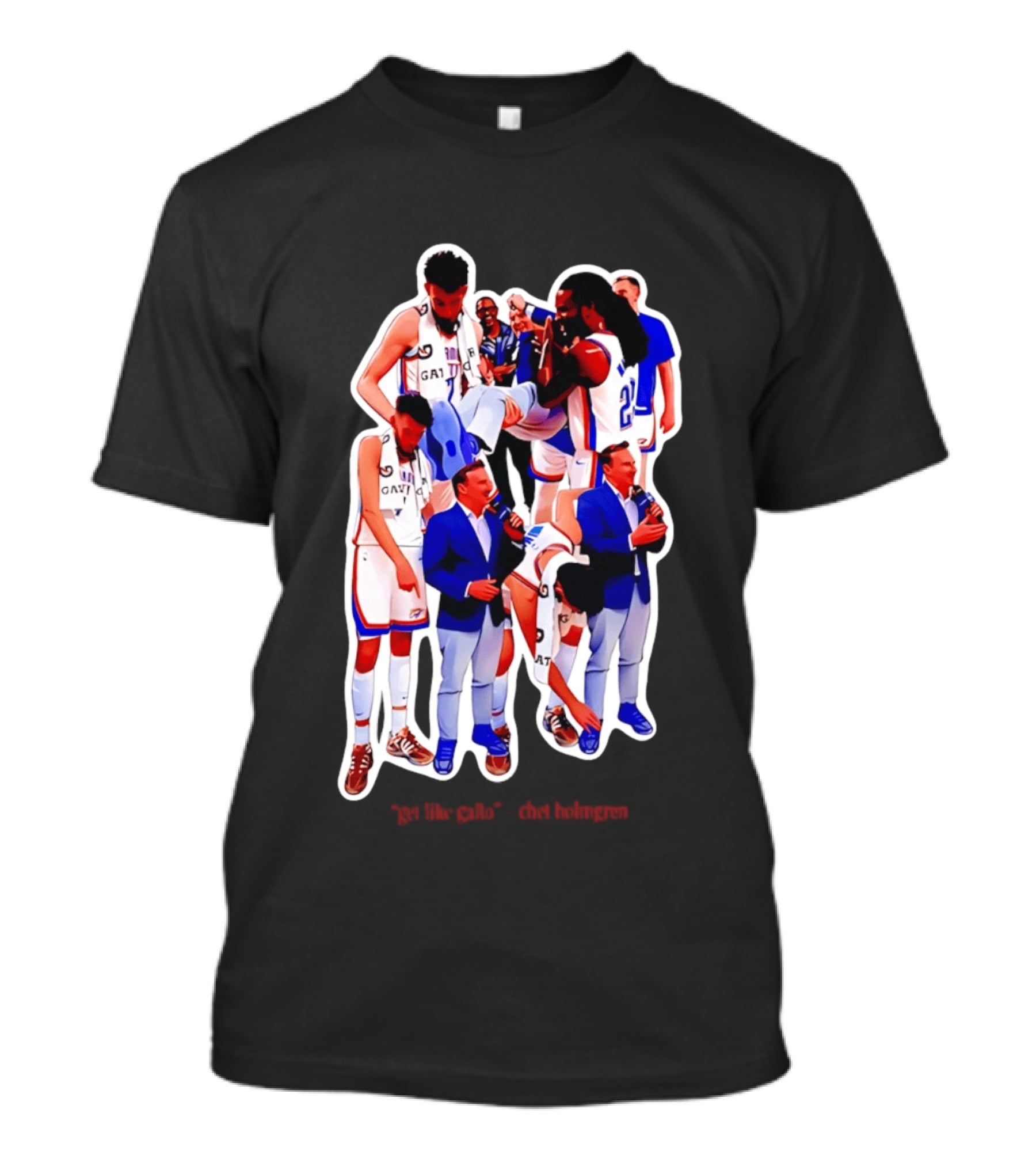 Get Like Gallo Chet Holmgren Thunder 23 Basketball Team Homage T-Shirt