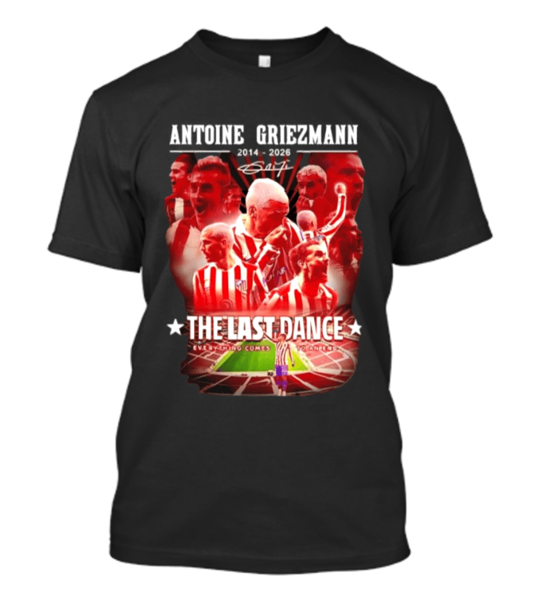 Antoine Griezmann Atlético Madrid The Last Dance 2014 2026 Everything Comes To An End T-Shirt