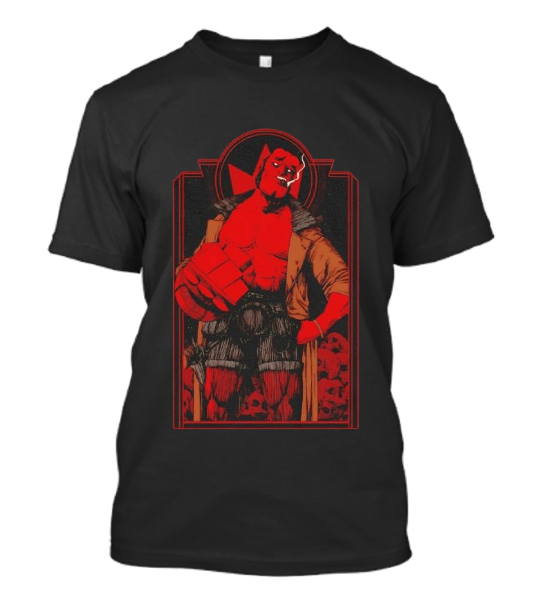 Hellboy The Right Hand Of Doom Red Comic T-Shirt