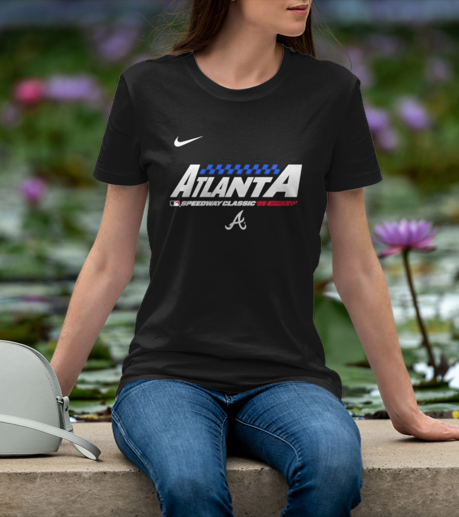 Atlanta Braves Speedway Classic 2025 Nike MLB T-Shirt