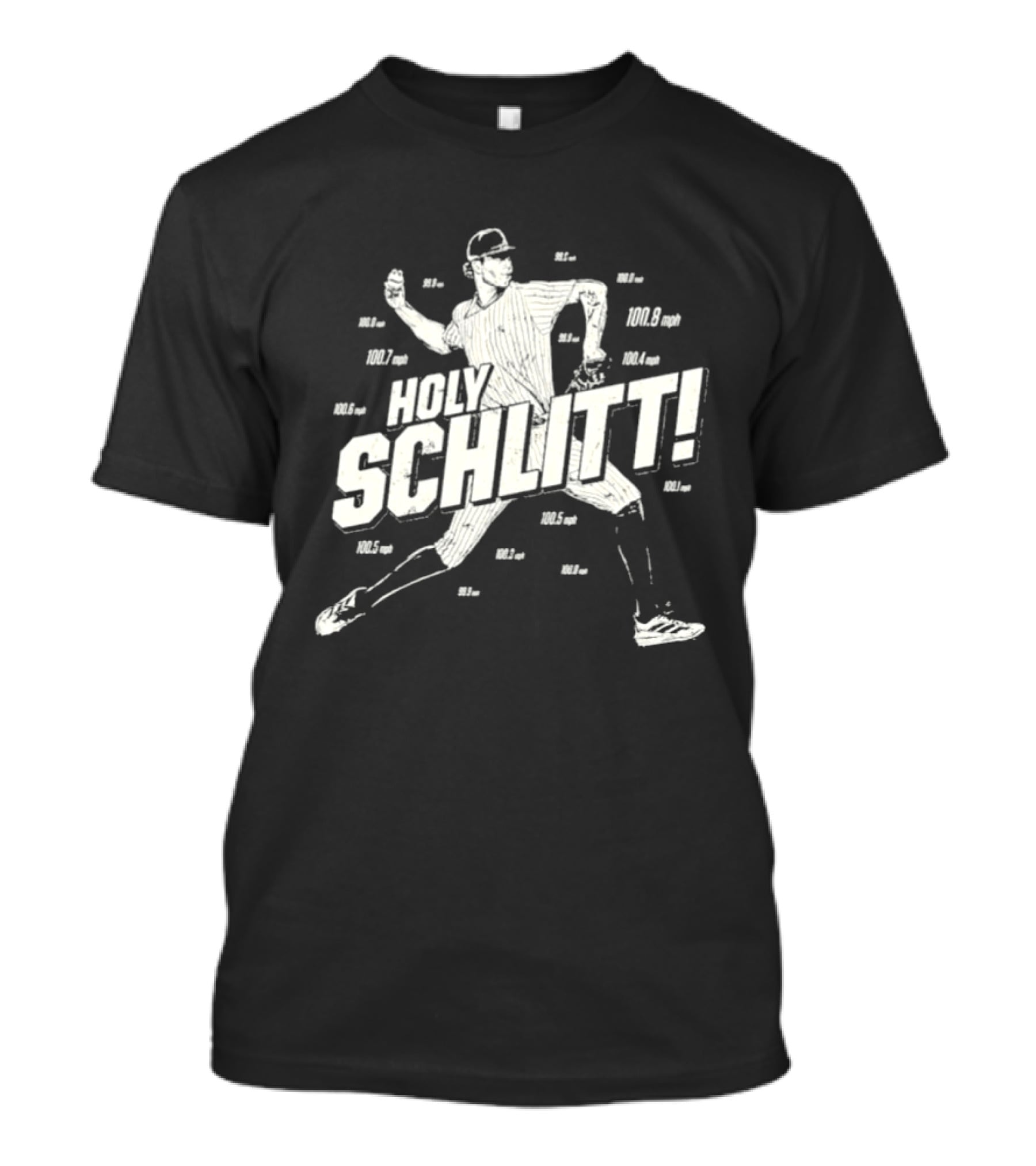 Holy Schlitt Cam Schlittler Yankees Pitching MLB Speed T-Shirt