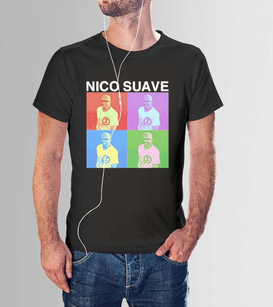 Nico Hoerner Nico Suave Chicago Cubs Player Number 2 Pop T-Shirt