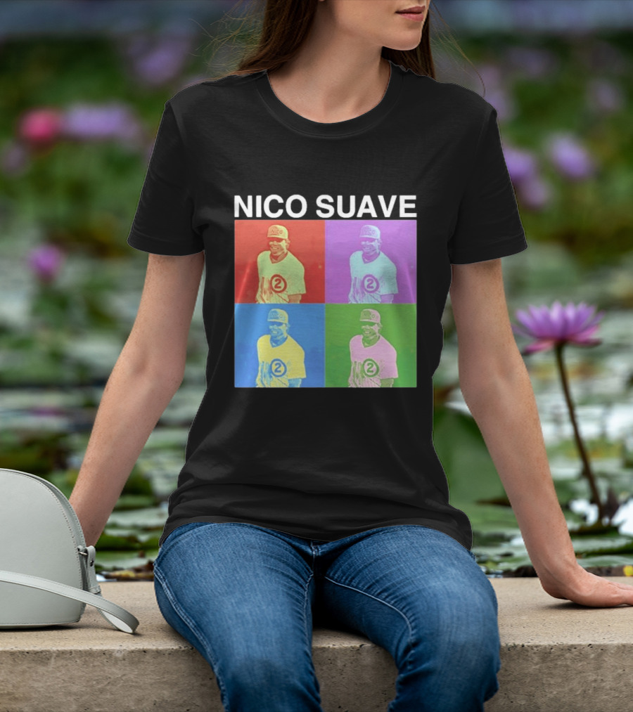Nico Hoerner Nico Suave Chicago Cubs Player Number 2 Pop T-Shirt