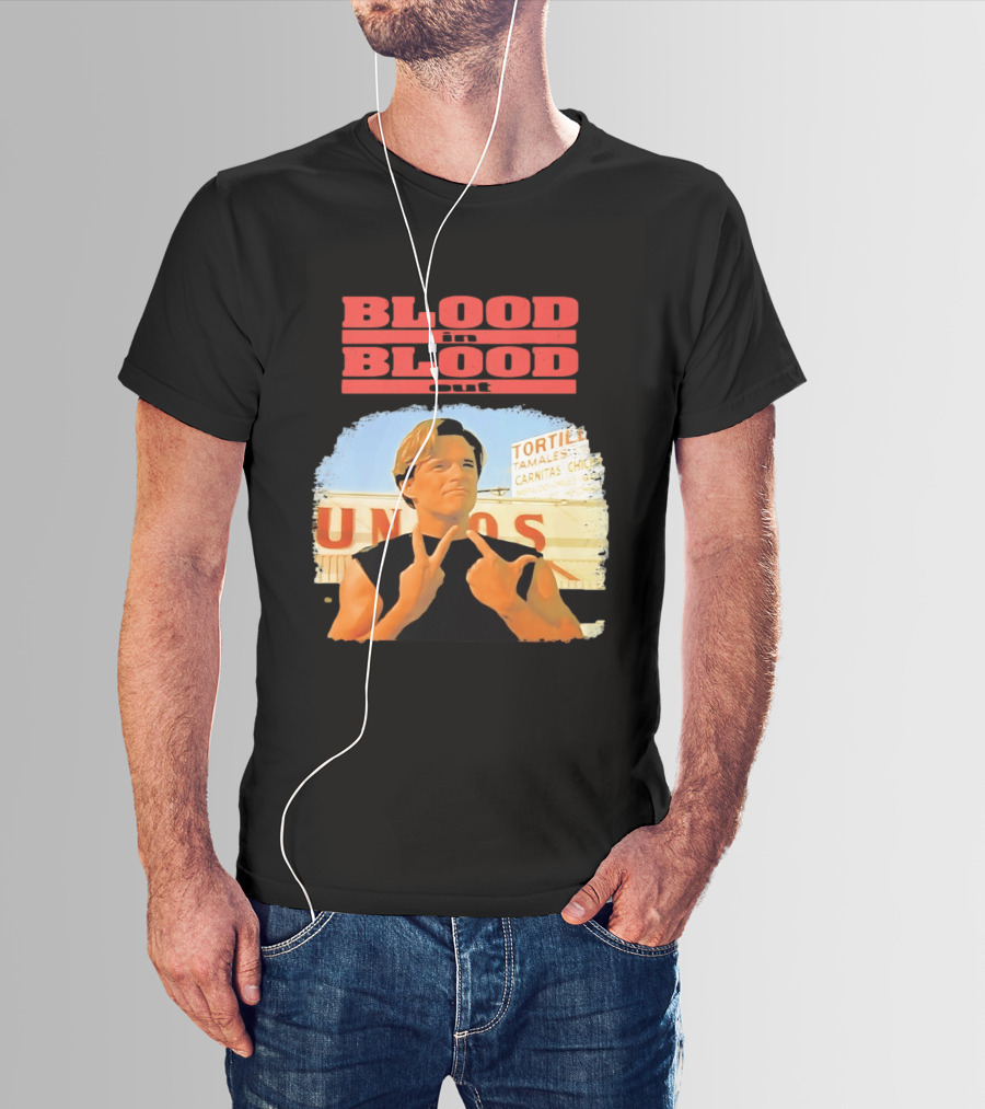 Blood In Blood Out Vatos Locos Image Tribute From Iconic Movie T-Shirt