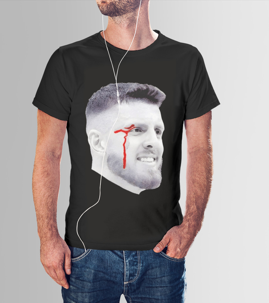 Isaiah Hartenstein IHart Bighead Bloody Face T-Shirt