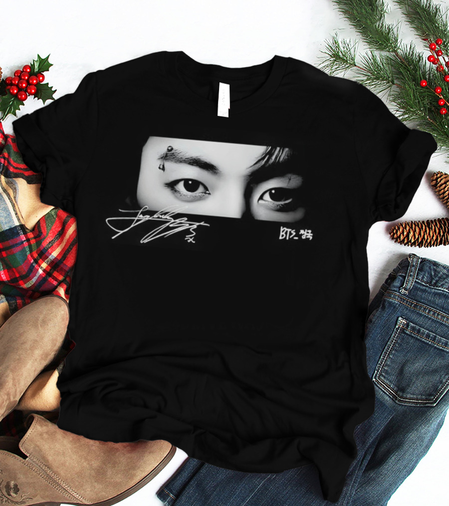 Jungkook Eyes BTS Arirang Tour Apparel K Pop Fandom Fashion T-Shirt