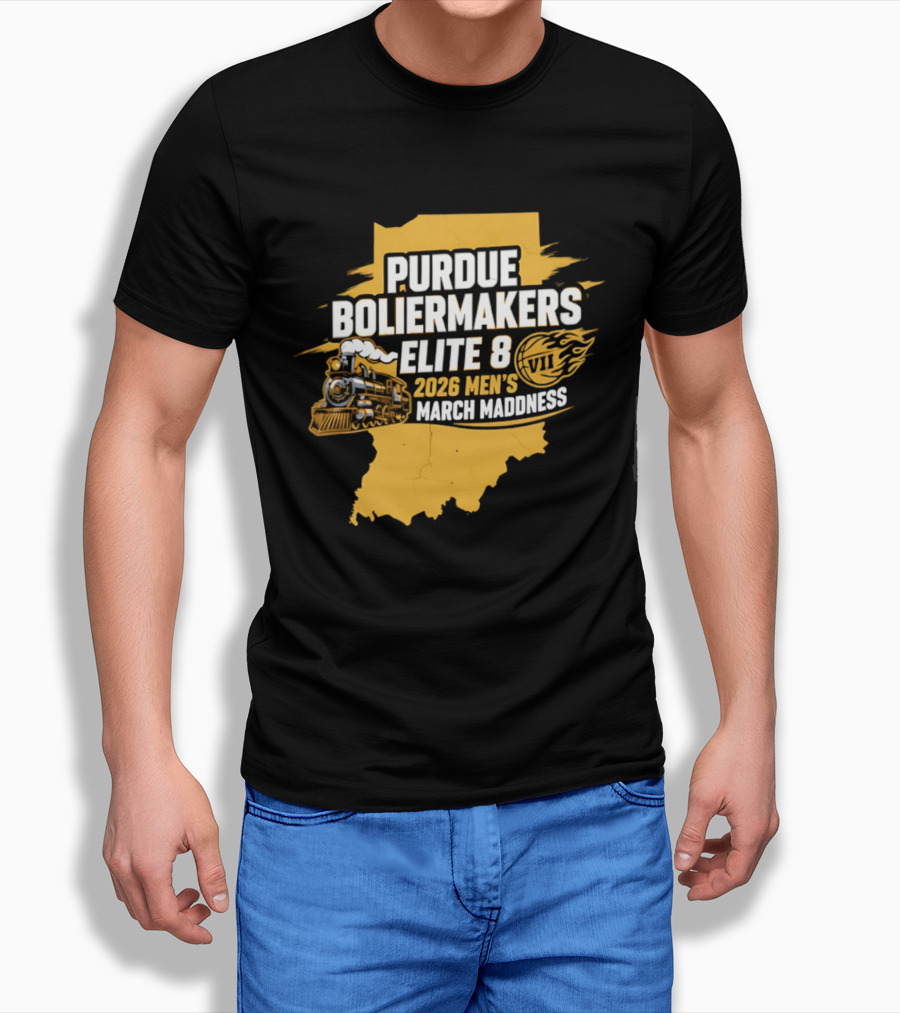 Purdue Boilermakers 2026 Men's March Madness Elite 8 VII T-Shirt