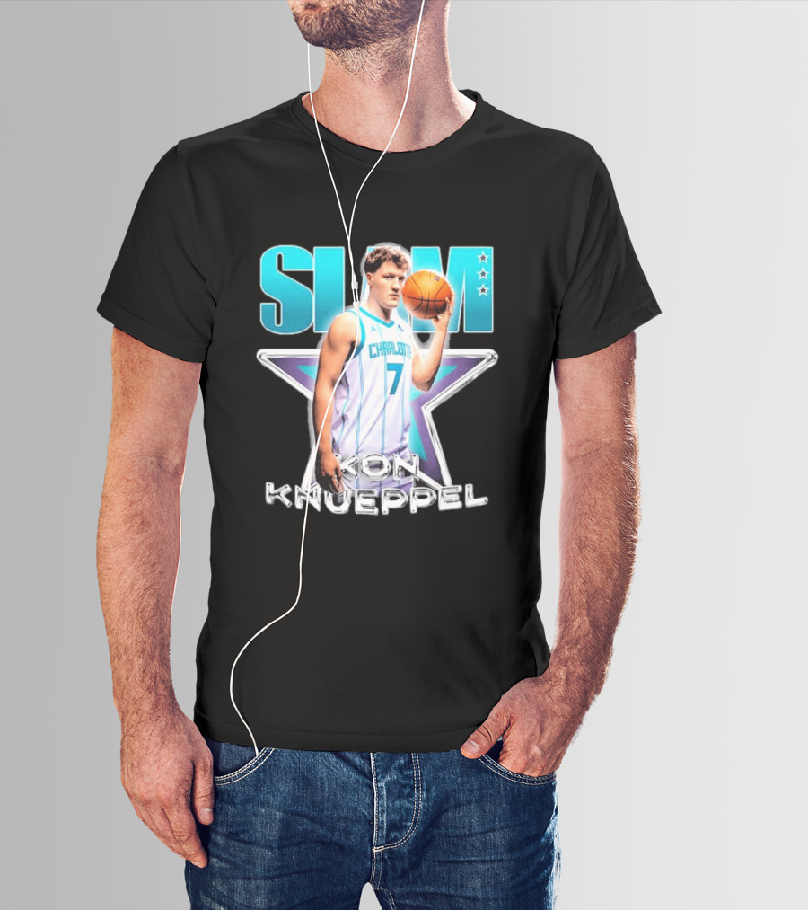 SLAM Magazine Cover April May 2026 Kon Knueppel Charlotte Basketball Issue 261 T-Shirt