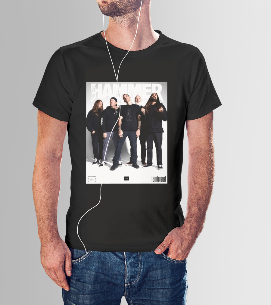 Metal Hammer Cover Featuring Lamb Of God Editorial Band Photo T-Shirt