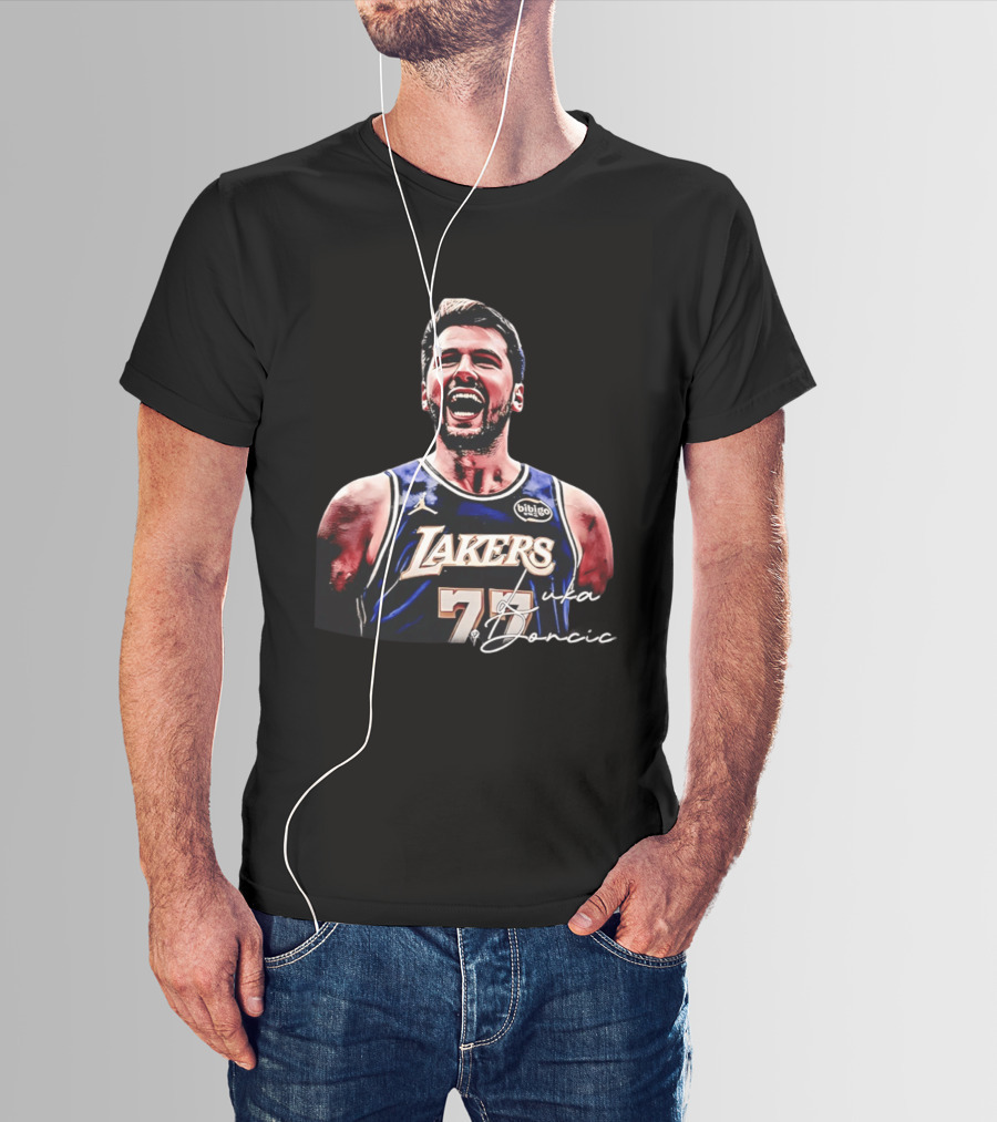 Luka Doncic Number 77 Los Angeles Lakers MVP 2026 T-Shirt