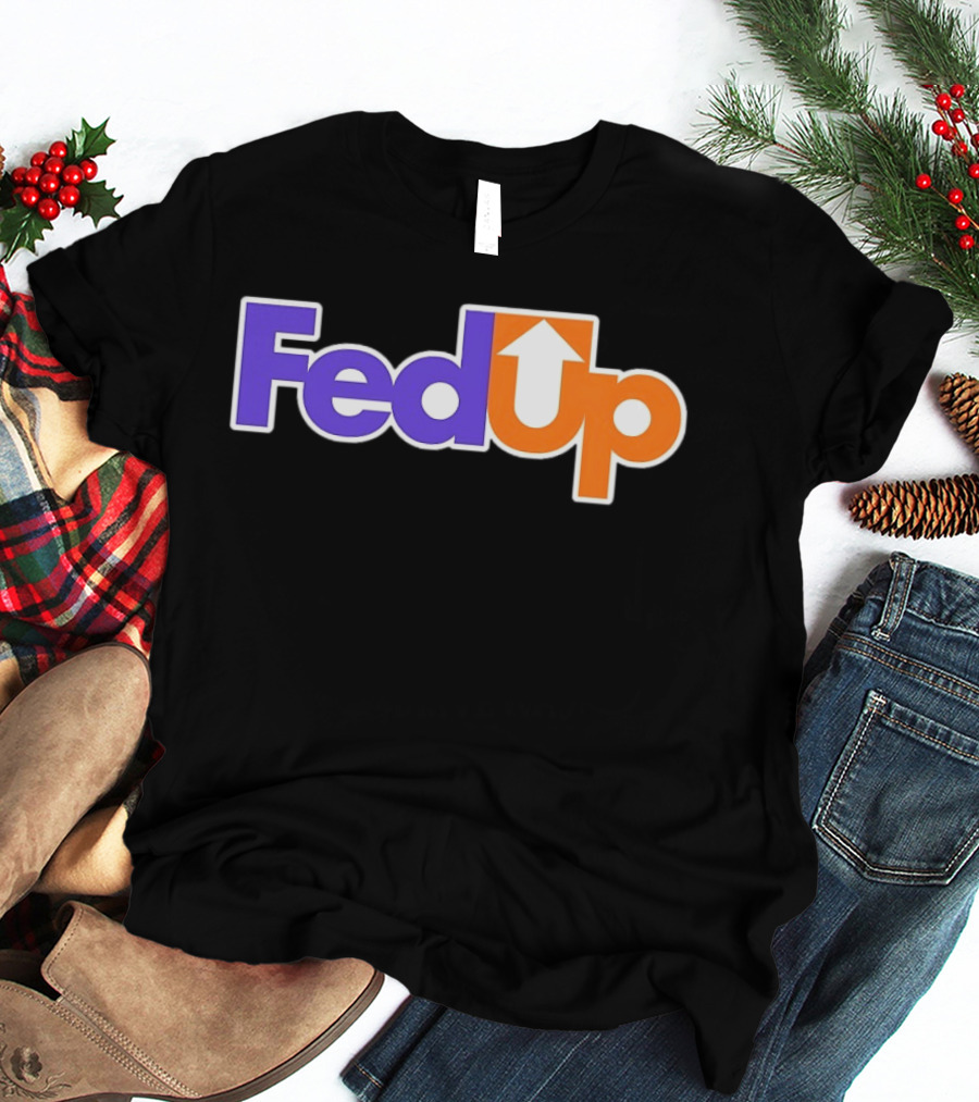 Fed Up Arrow Logo Spoof T-Shirt