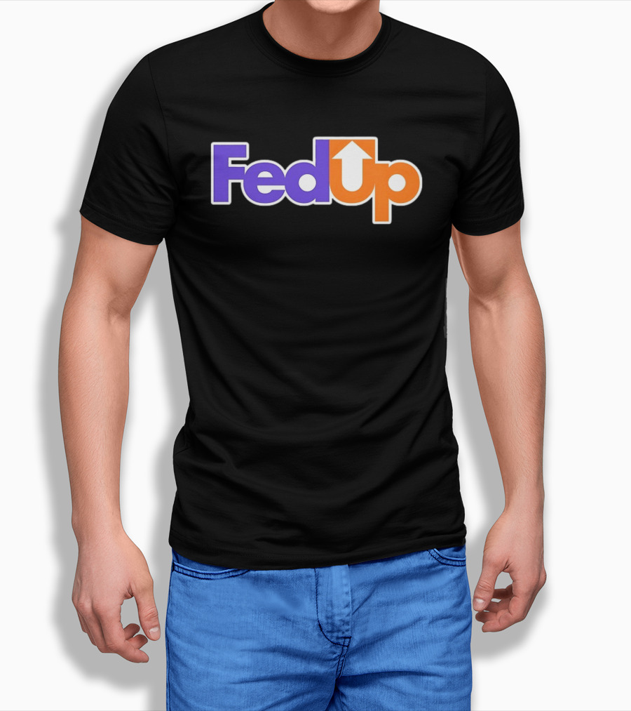 Fed Up Arrow Logo Spoof T-Shirt