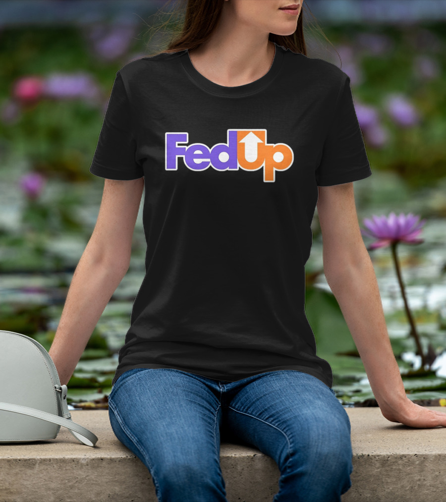 Fed Up Arrow Logo Spoof T-Shirt