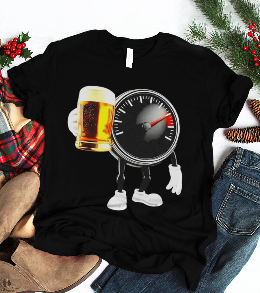 Speedometer Beer Do Not Drink Alcohol When Driving Awareness T-Shirt