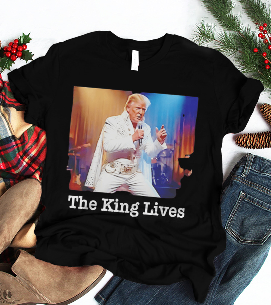 The King Lives Trump Trump Elvis Presley Performance T-Shirt