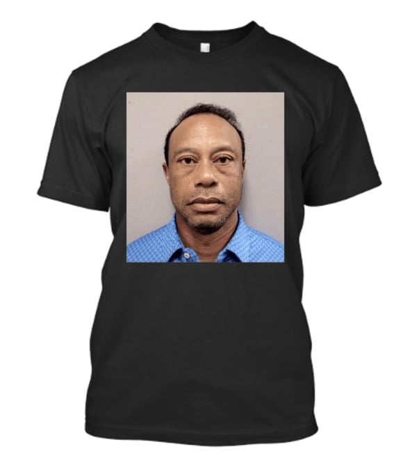 Tiger Woods Shot Released DUI Arrest Photo T-Shirt