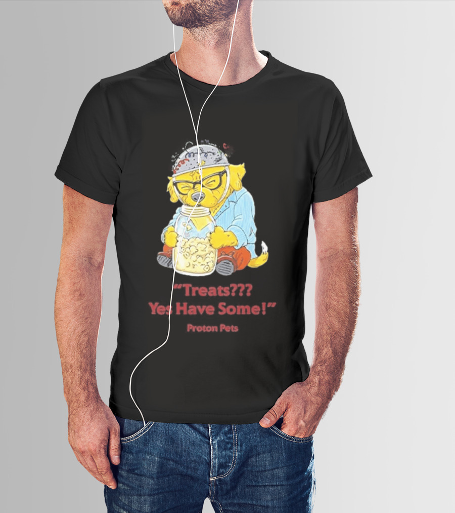 Golden Pup Yes Have Some Proton Pets Snacks T-Shirt