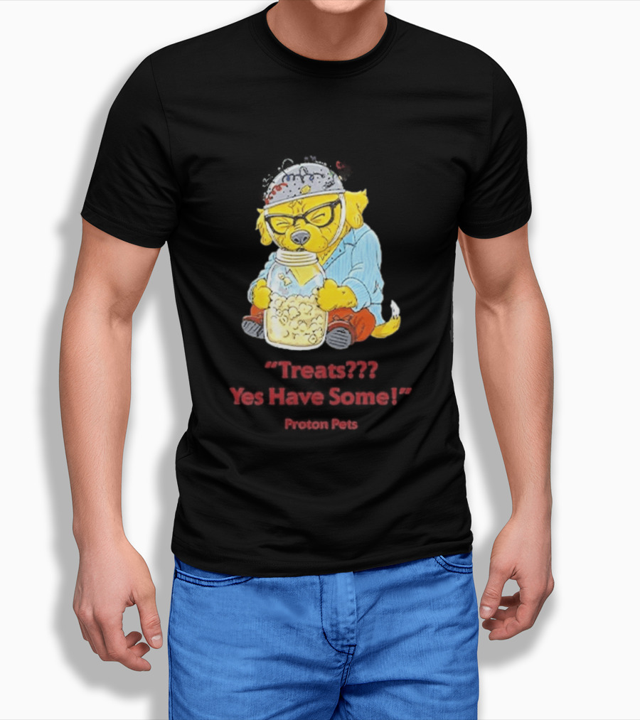 Golden Pup Yes Have Some Proton Pets Snacks T-Shirt