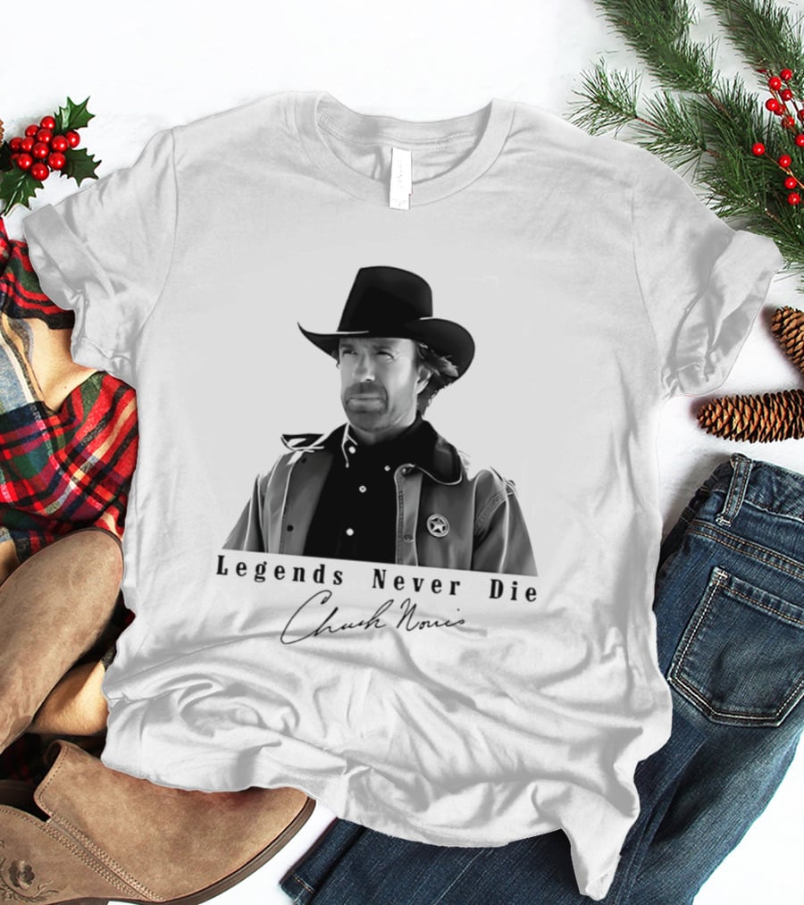 Legends Never Die Chuck Norris 2026 T-Shirt