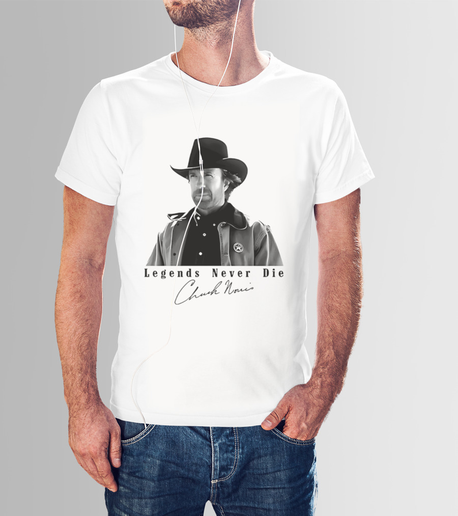 Legends Never Die Chuck Norris 2026 T-Shirt
