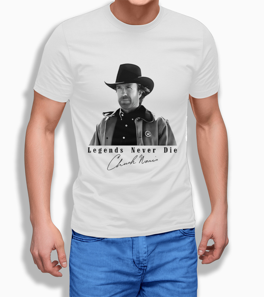 Legends Never Die Chuck Norris 2026 T-Shirt
