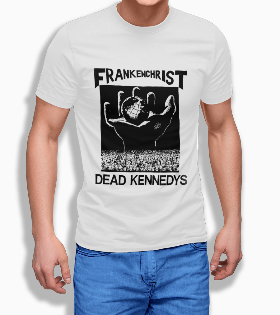 Frankenchrist Dead Kennedys Hand Holding Globe T-Shirt