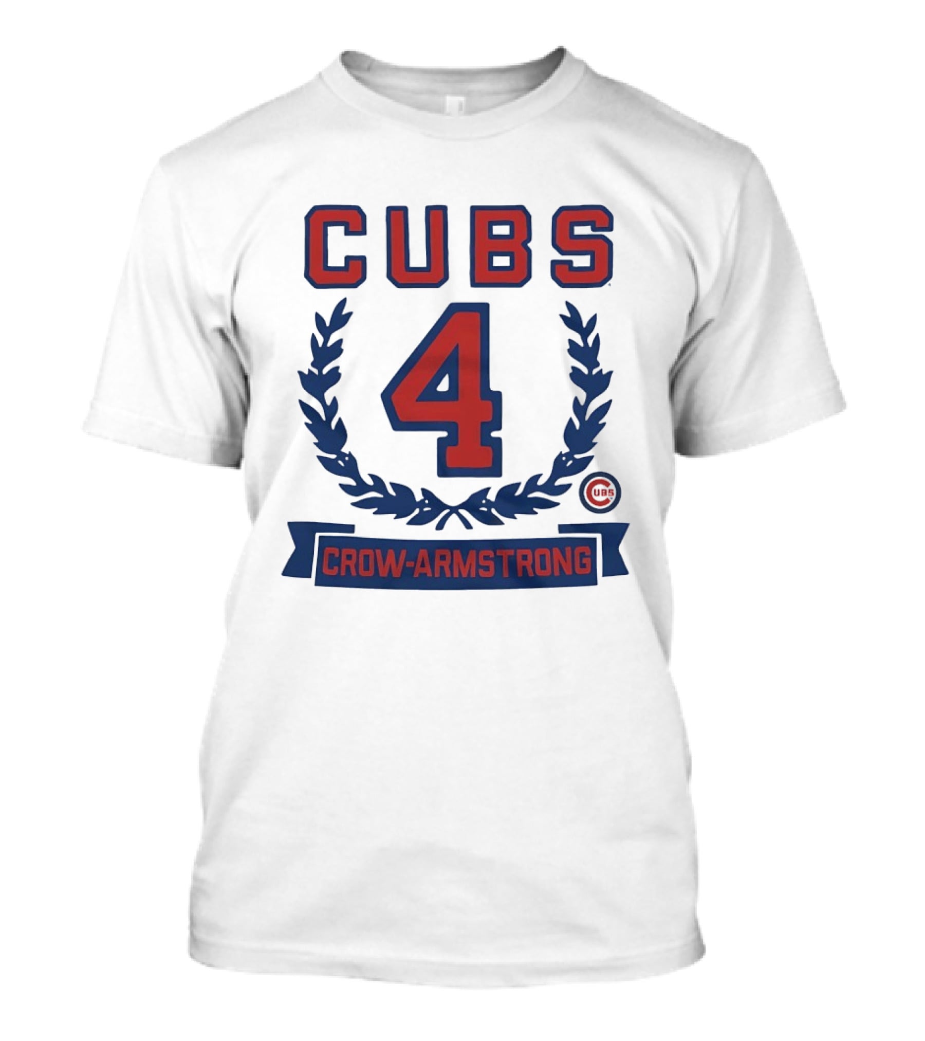 Cubs 4 Crow Armstrong Rookie Wreath T-Shirt