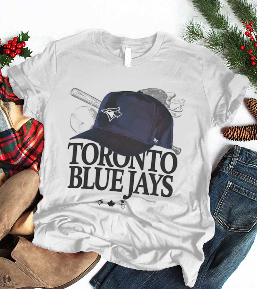 Toronto Blue Jays Official Baseball Hat Iconic Team Sports Merchandise T-Shirt