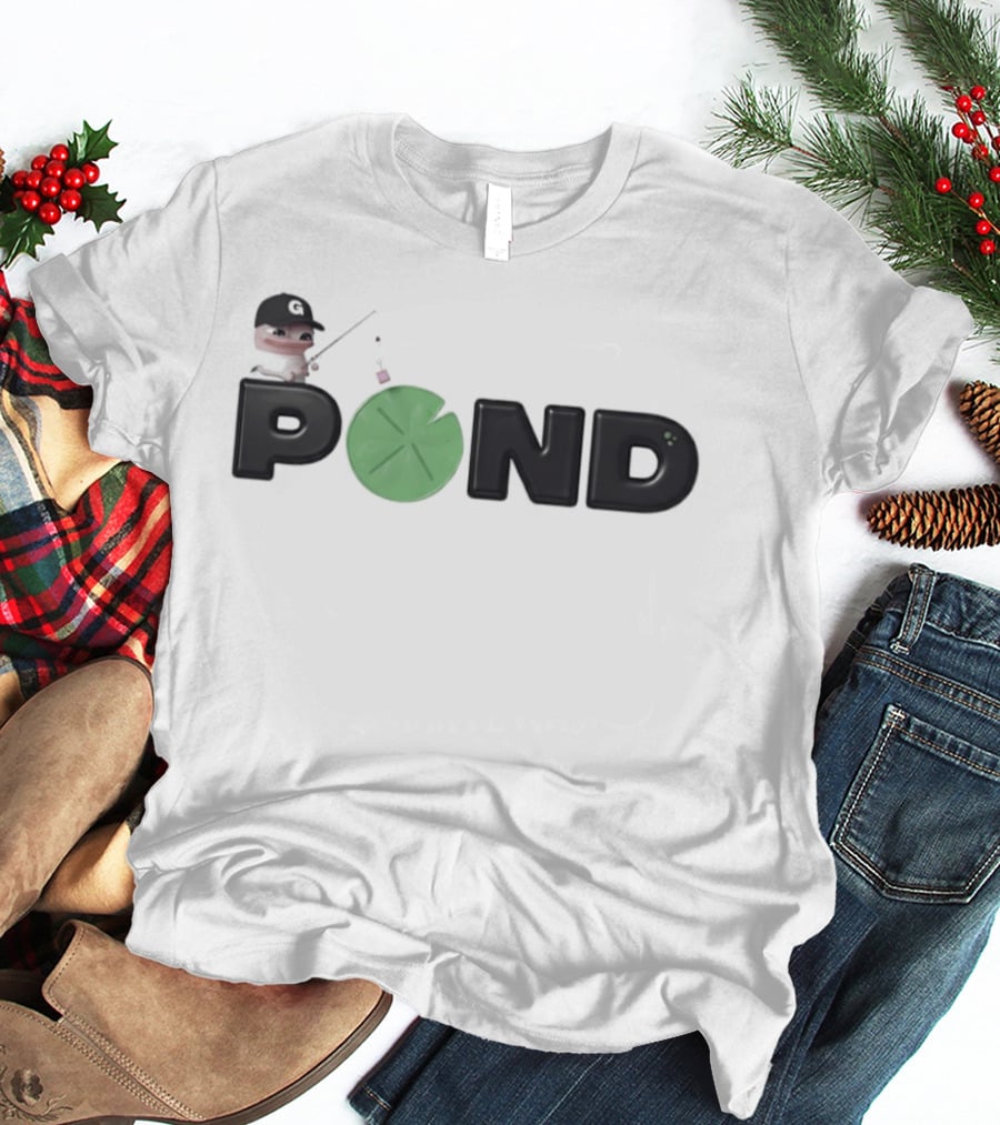Pond0x Project Fishing Character With Lily Pad Letter O T-Shirt