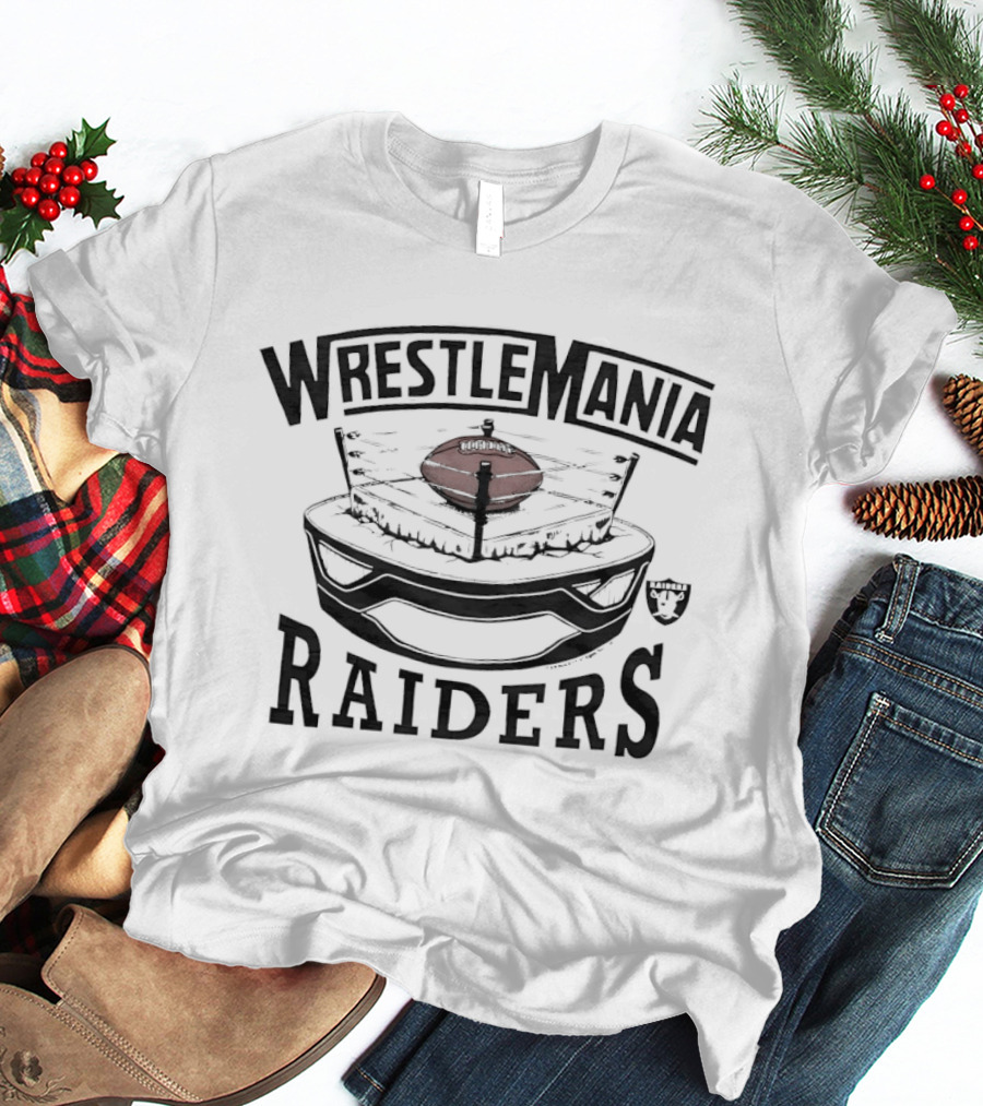 WrestleMania Raiders Las Vegas Wrestling Ring T-Shirt