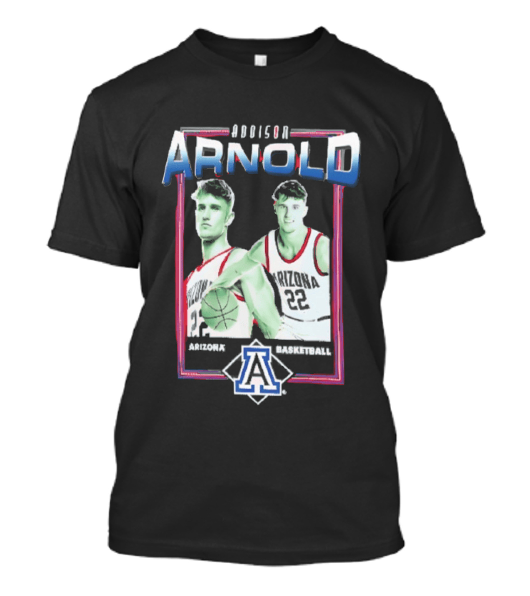 Arizona Wildcats Arnold 22 Basketball Player Sports Team T-Shirt