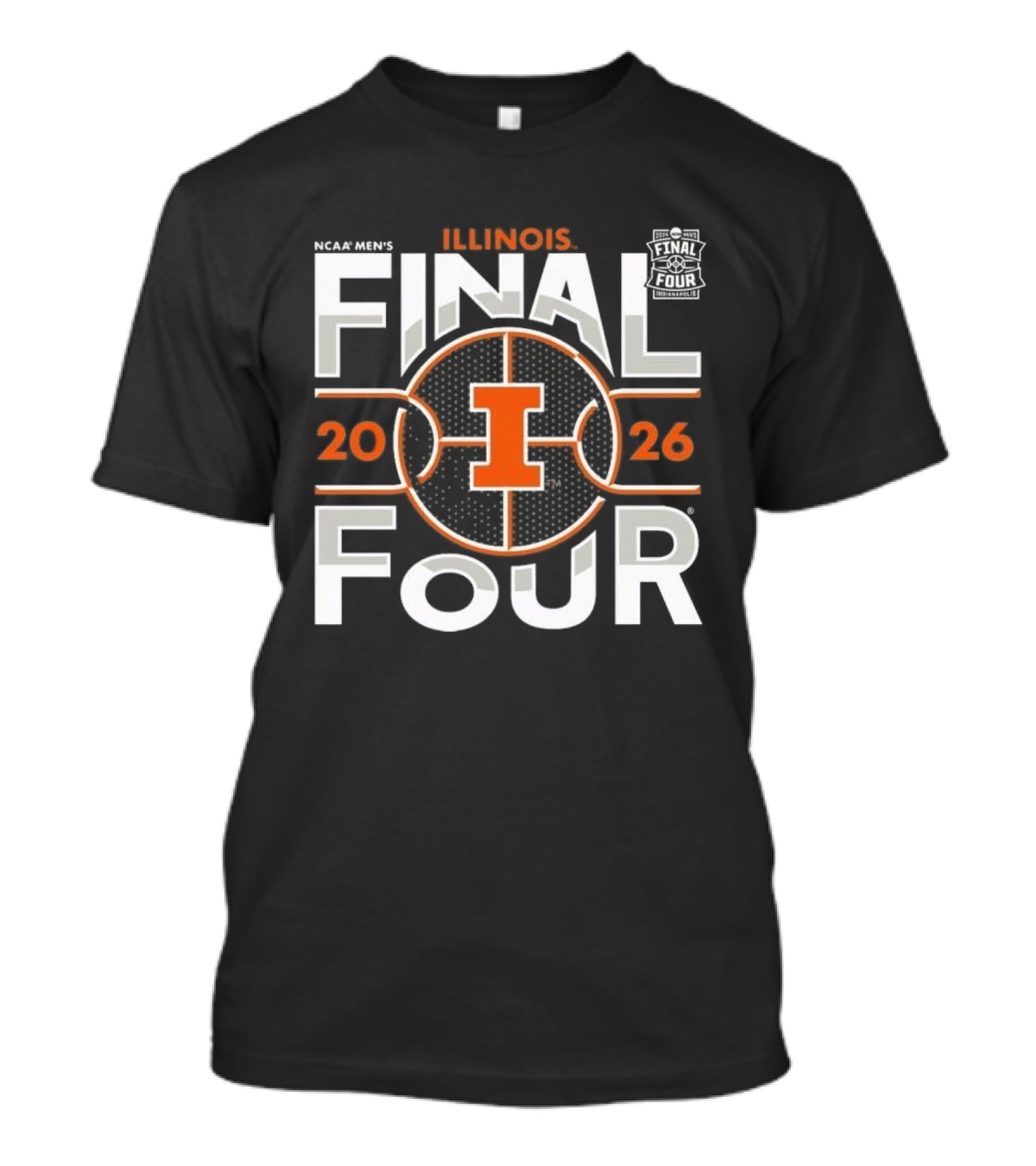 Illinois Basketball 2026 Final Four NCAA Men's Tournament T-Shirt