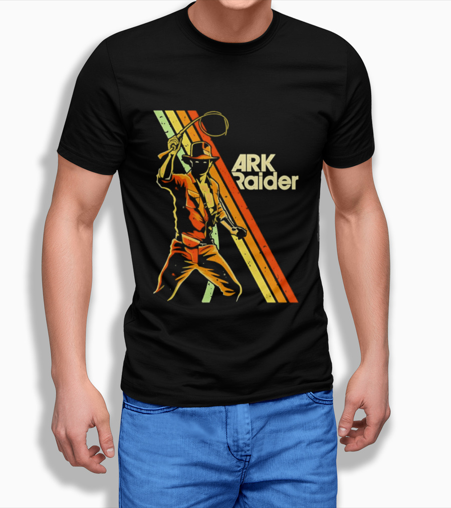 Indiana Jones Ark Raider Retro Whip Adventure T-Shirt