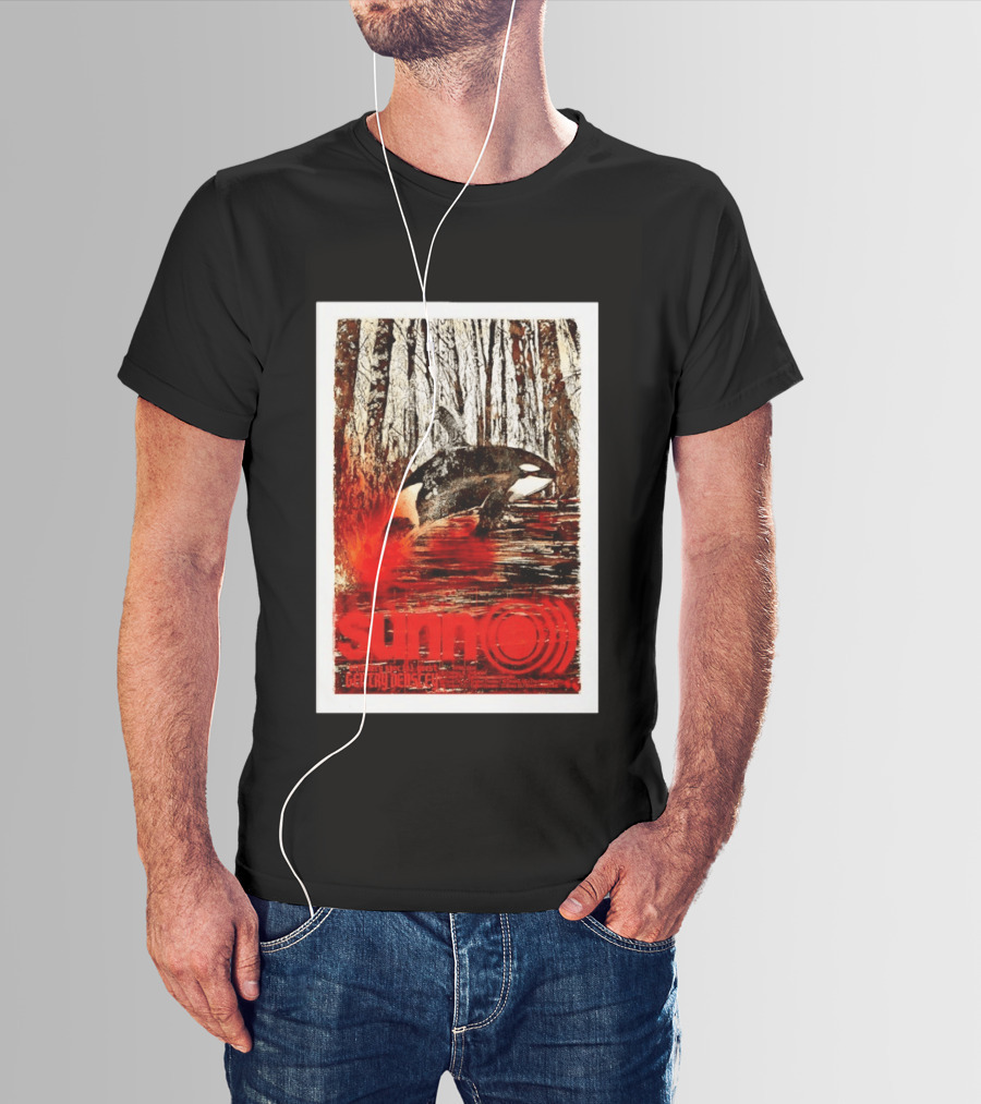 Sunn O Tour 2026 Orca Geary Theatre San Francisco Concert T-Shirt