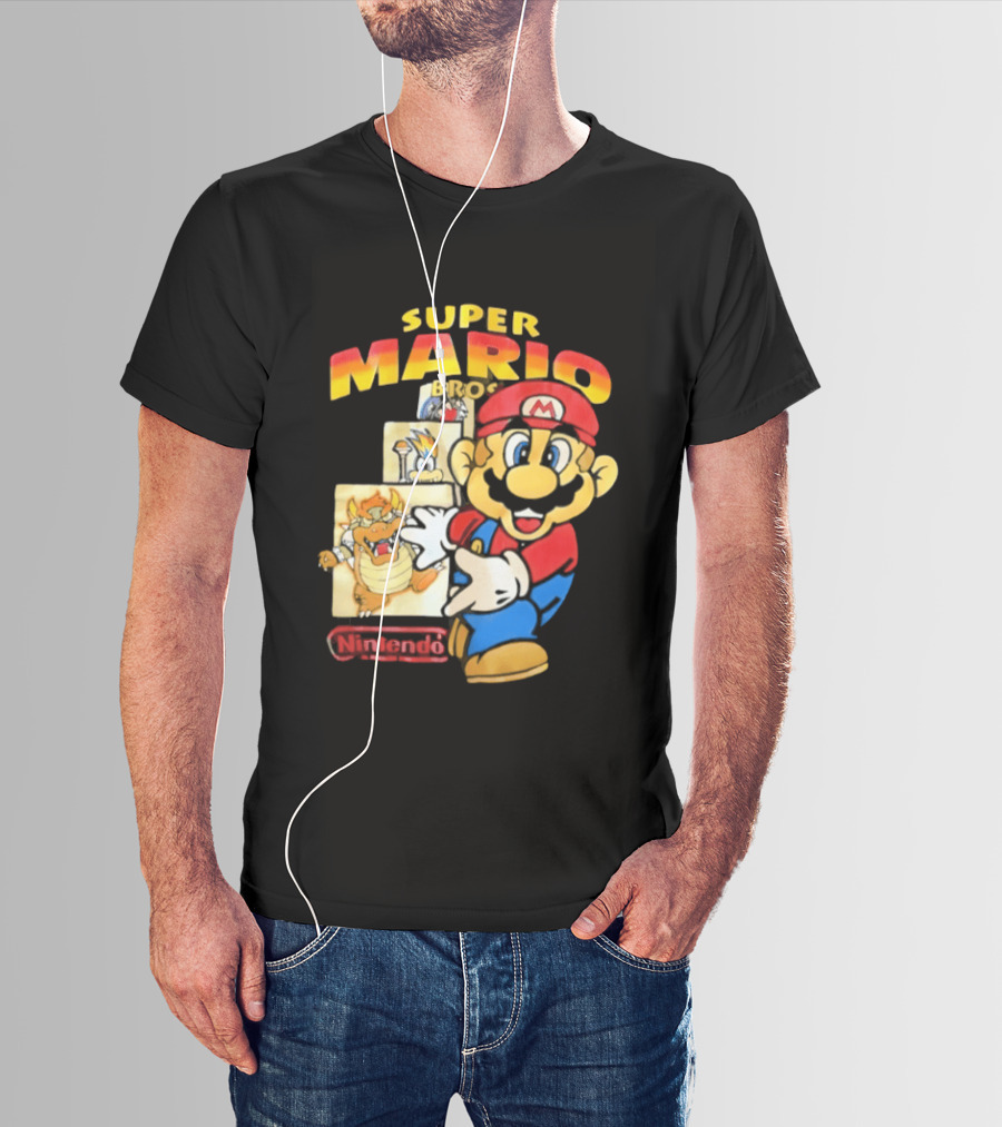 Super Mario Bowser Challenge Pixel Adventures T-Shirt