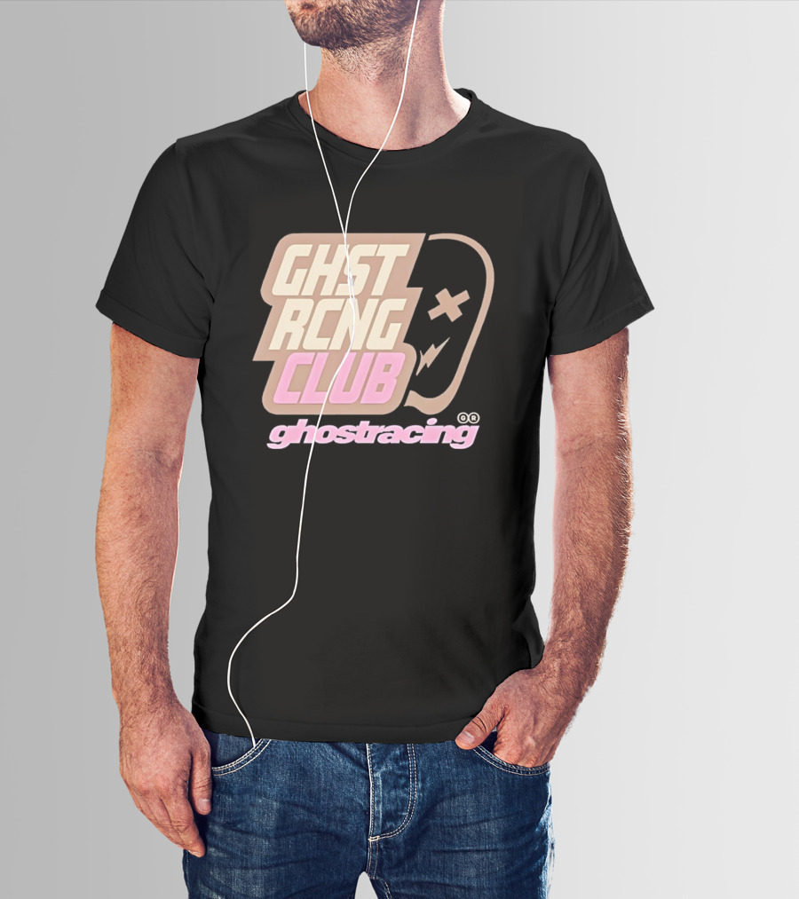 Ghost Racing Club Ghostracing Ghost Tracing Travis Pbc T-Shirt