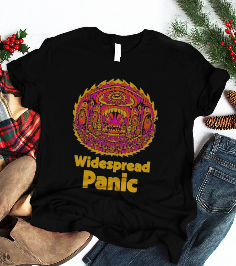 Widespread Panic Young And Sick Monster Art Vibrant Psychedelic T-Shirt
